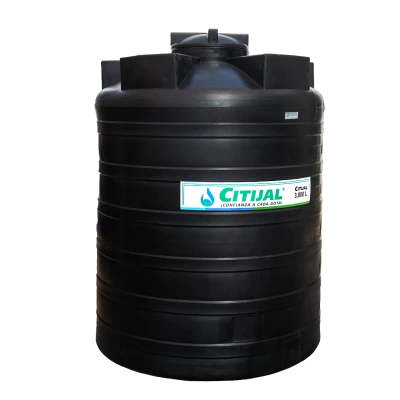 Tanque Alta Boca al Centro con Hombros 3,000 L