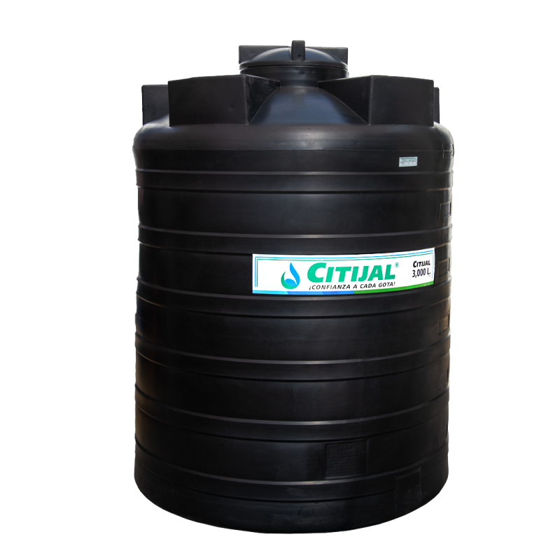 Tanque Alta Boca al Centro con Hombros 3,000 L