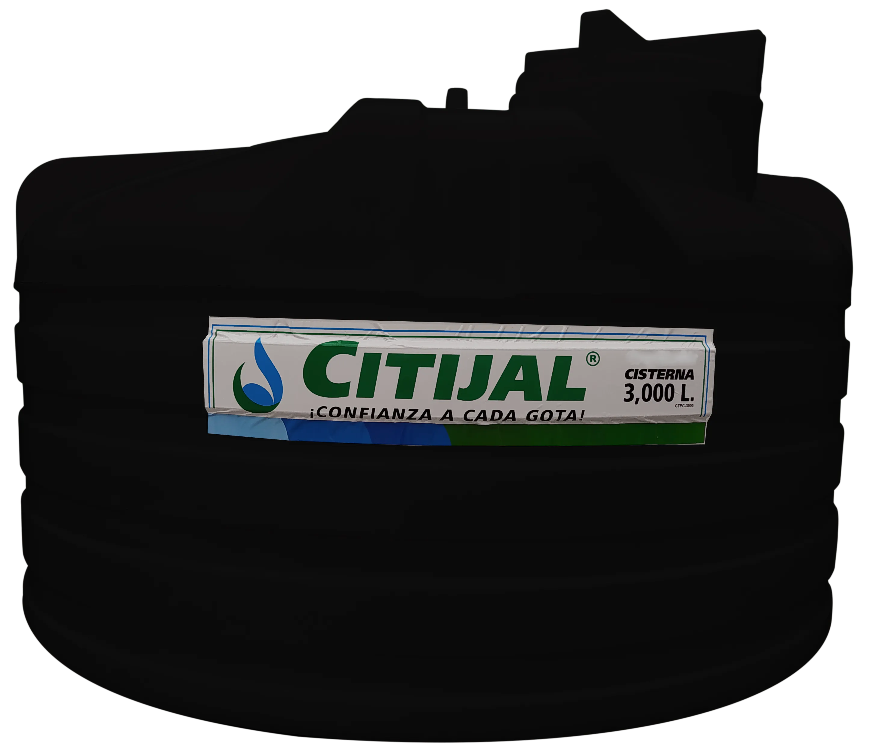 Tanque Baja Dimensión Boca lateral 3,000 L