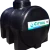Tanque Horizontal Negro 1,100L