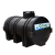 Tanque Horizontal Negro 2,300L