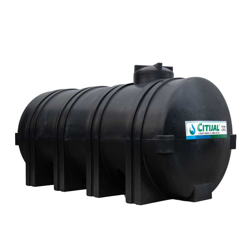 Tanque Horizontal Negro 4,500 L