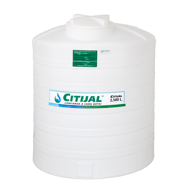Cisterna Alta Toriesférica Boca Lateral 2,500 L
